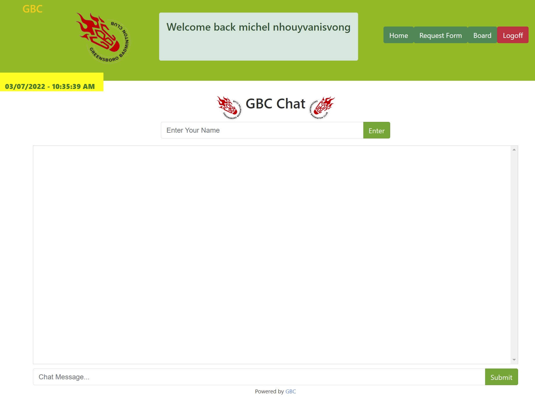 chat Page